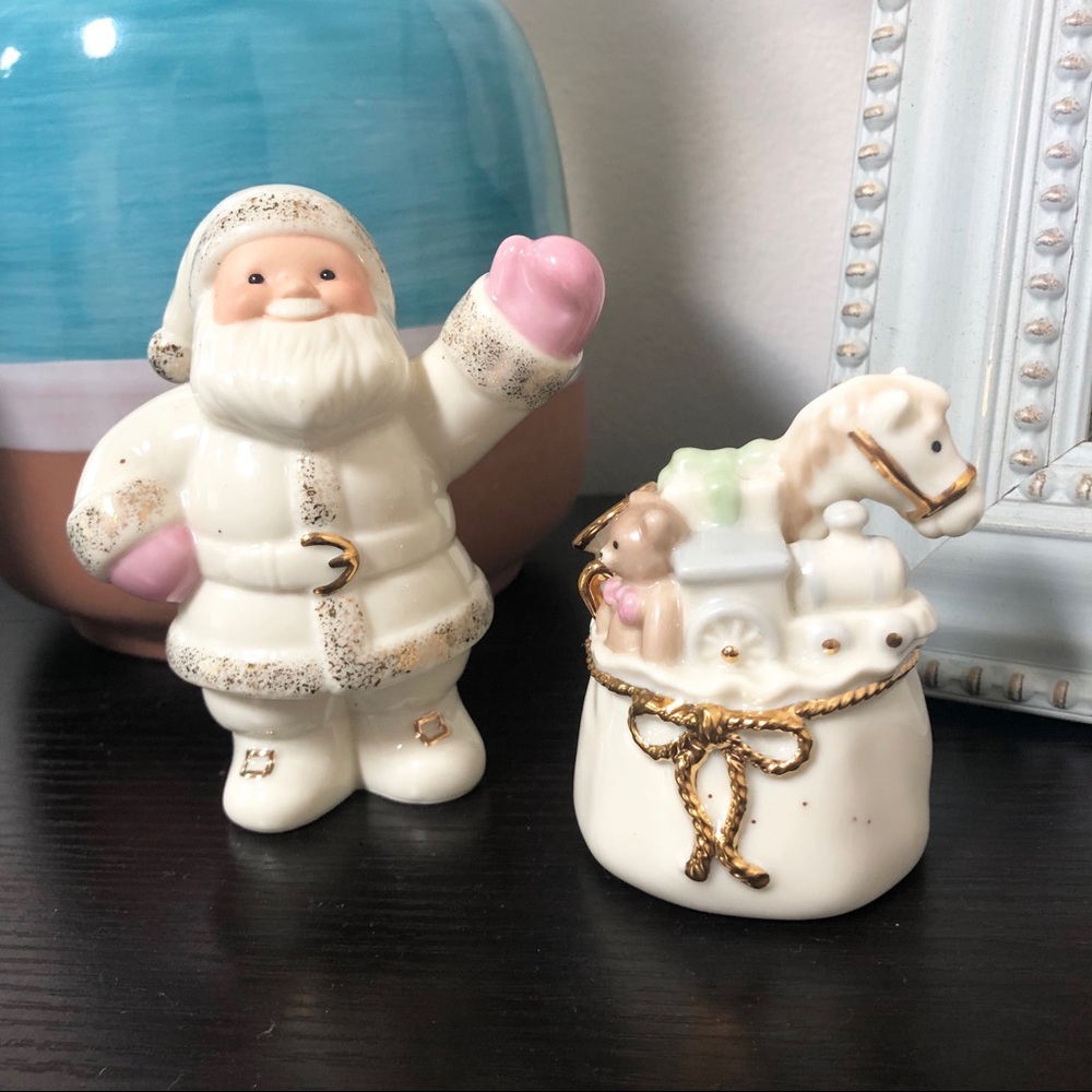 Lenox Vintage 24K Gold Christmas Set